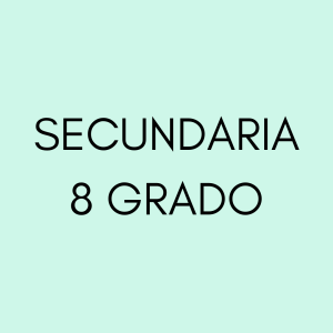 LISTA DE CUADERNOS Y ÚTILES ESCOLARES  8° GRADO