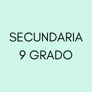 LISTA DE CUADERNOS Y ÚTILES ESCOLARES  9° GRADO