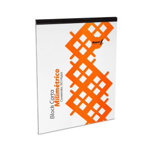 Block de 50 hojas de papel milimétrico