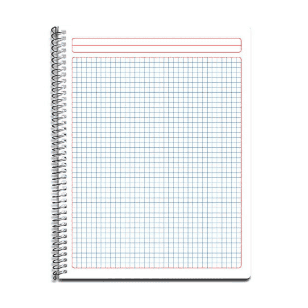 Cuaderno profesional cuadro chico 100 hojas