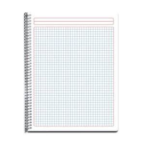 Cuaderno profesional cuadro chico 100 hojas
