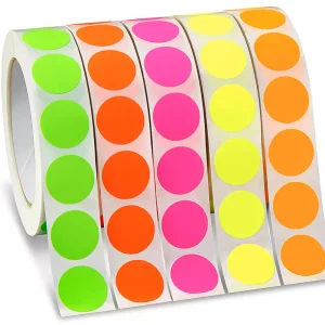 Planillas de etiquetas a color